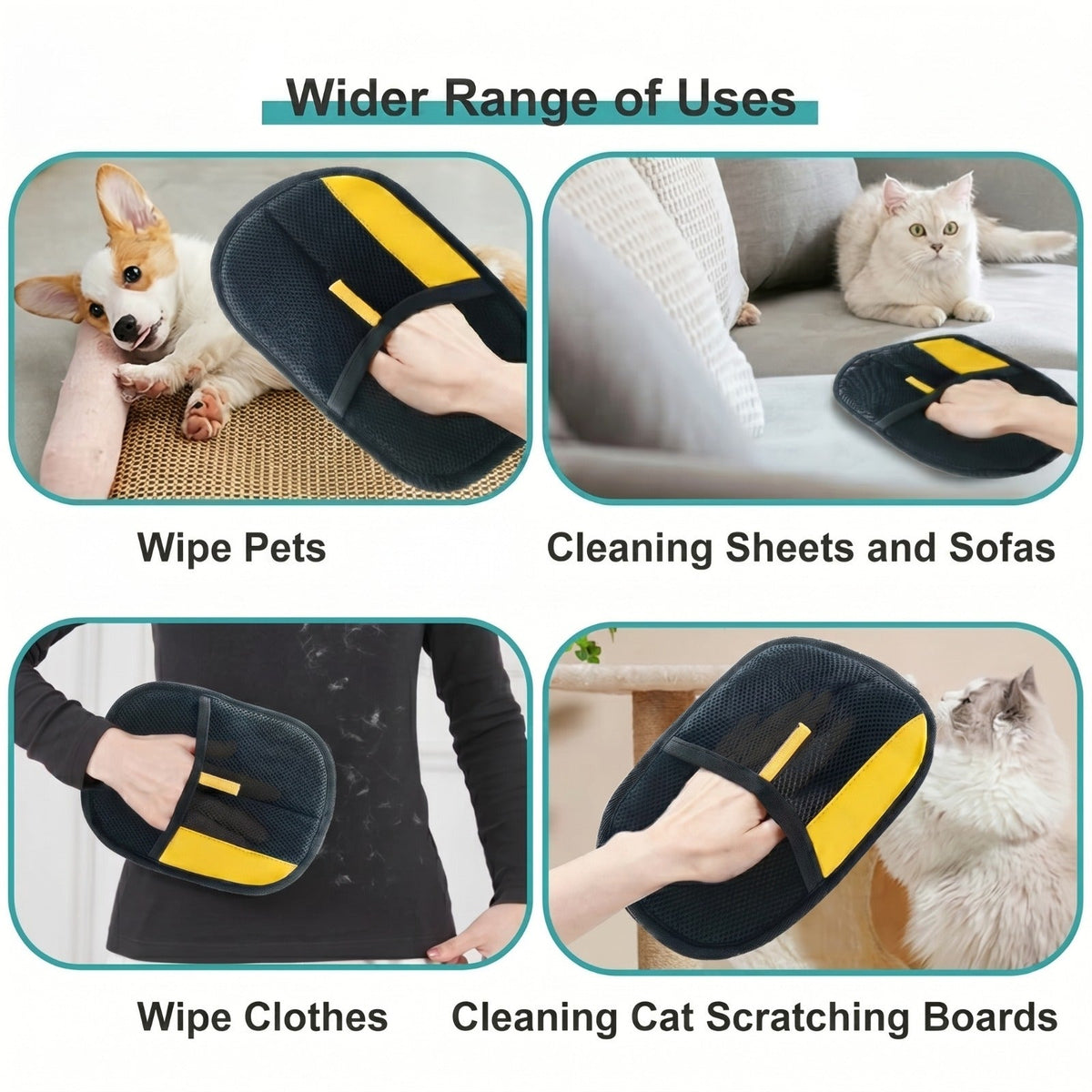 Petnix™ FurGrip Glove – Hair Removal & Grooming Control