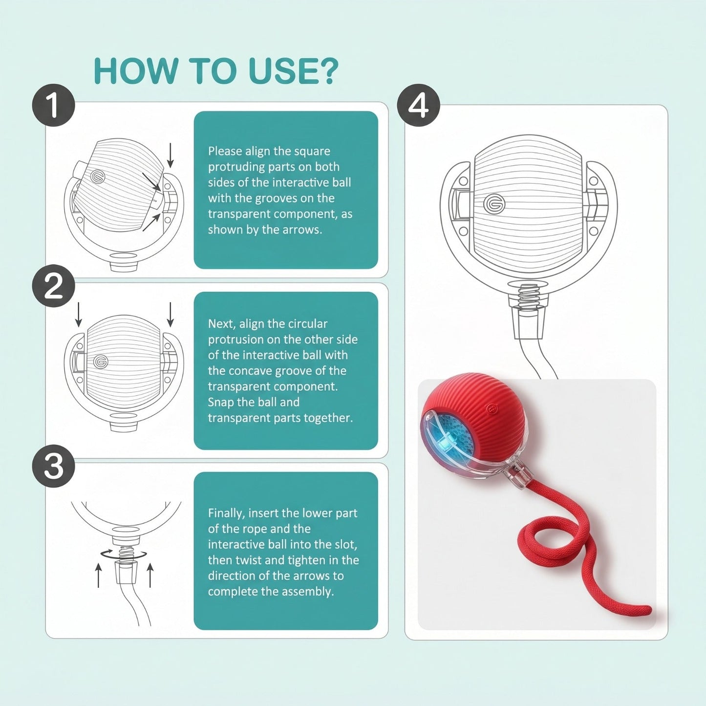 Petnix™ AutoMotion Ball - Active Fun & Stimulation