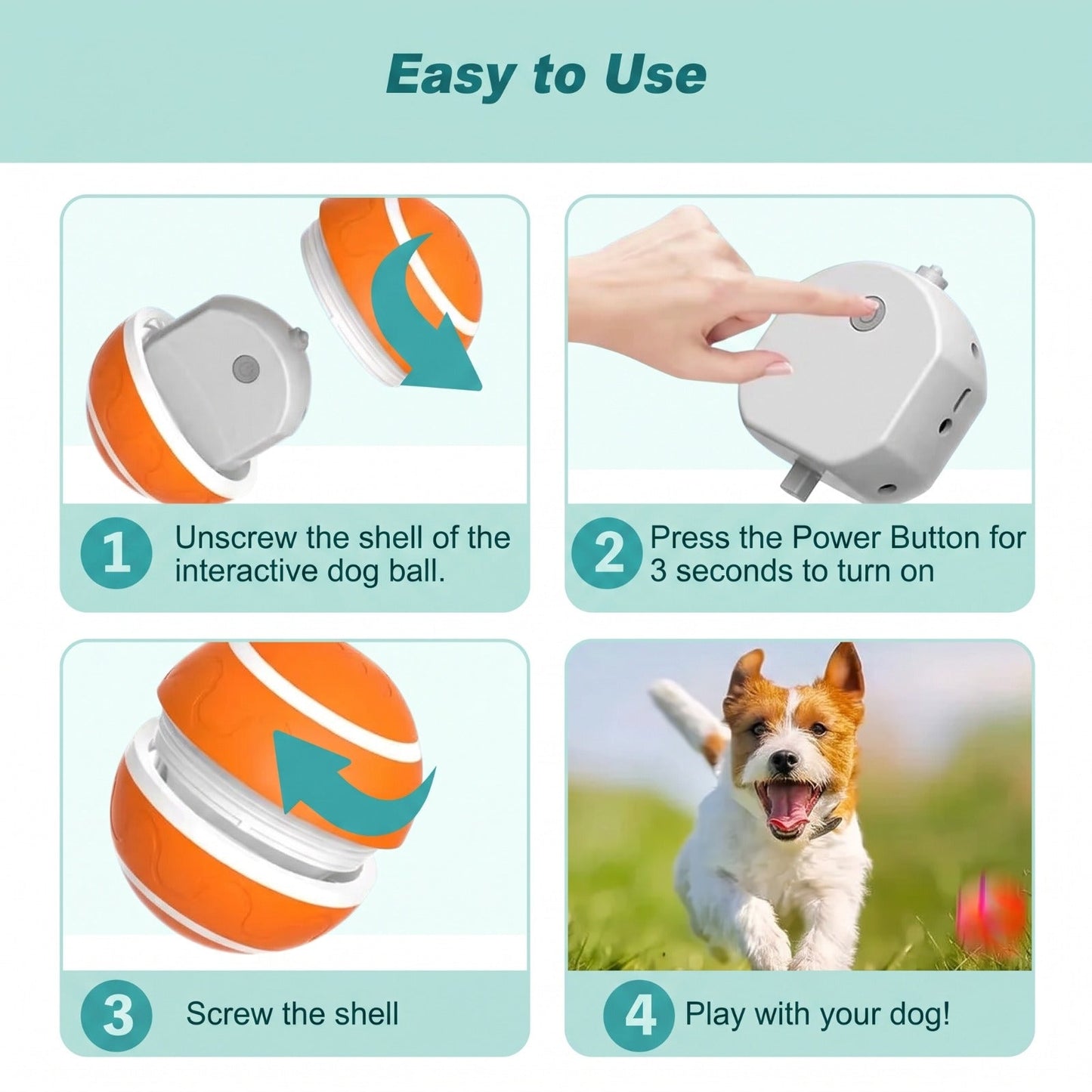 Petnix™ BouncePlay Pro – Smart Play & Exercise